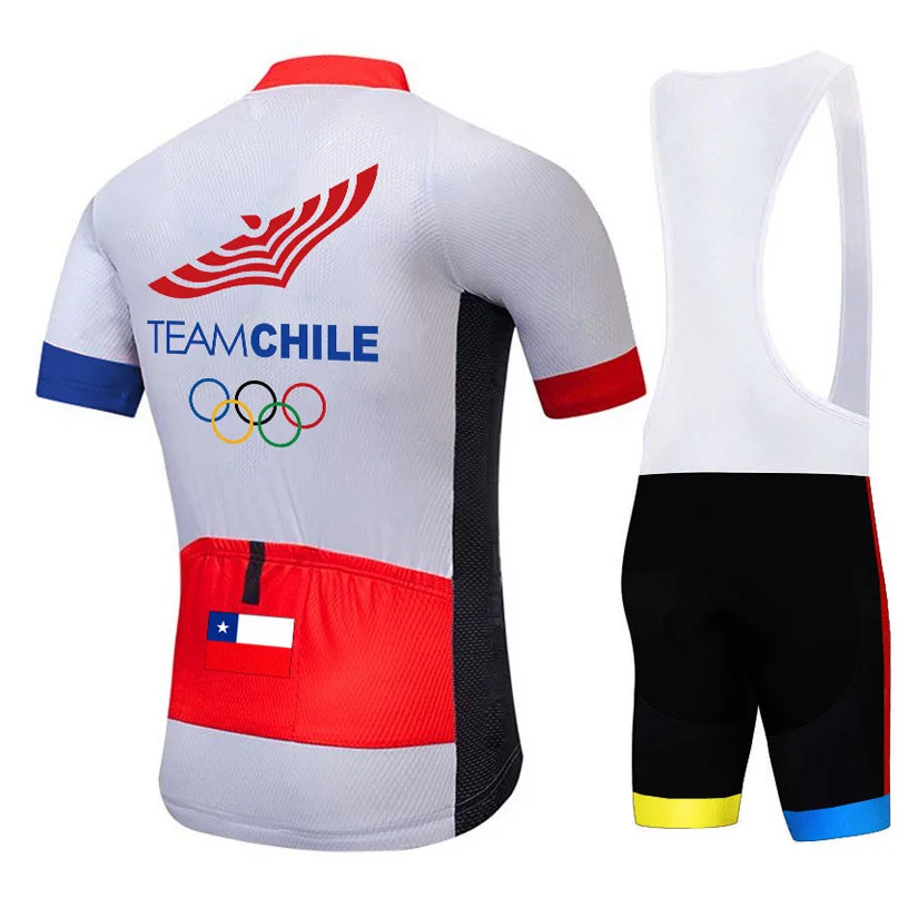 

Комплект одежды для велоспорта Чили, одежда с коротким рукавом, велосипедная шоссейная куртка, Джерси для горных велосипедов, походные комп...