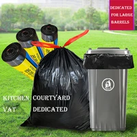 drawstring large capacity garbage bag kitchen patio trash bag dispenser 10110loversized applicable to the property 20pcsroll
