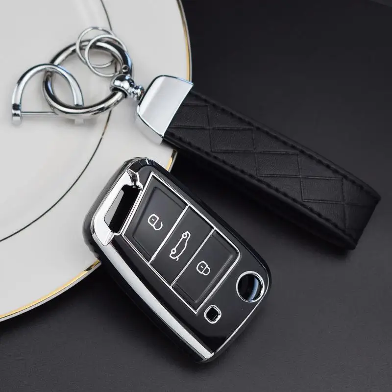 

Чехол-книжка из ТПУ для VW Volkswagen Golf 7 MK7 Tiguan MK2 Seat Ateca Leon FR Ibiza Skoda Octavia Kodiaq