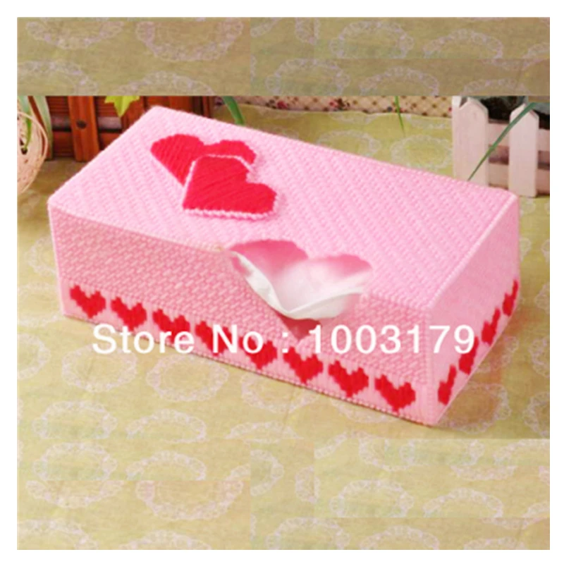 

23 x 12 x 8cm heart drawer embroidery kit DIY handmade craft set Crocheting knitting needlework supplie
