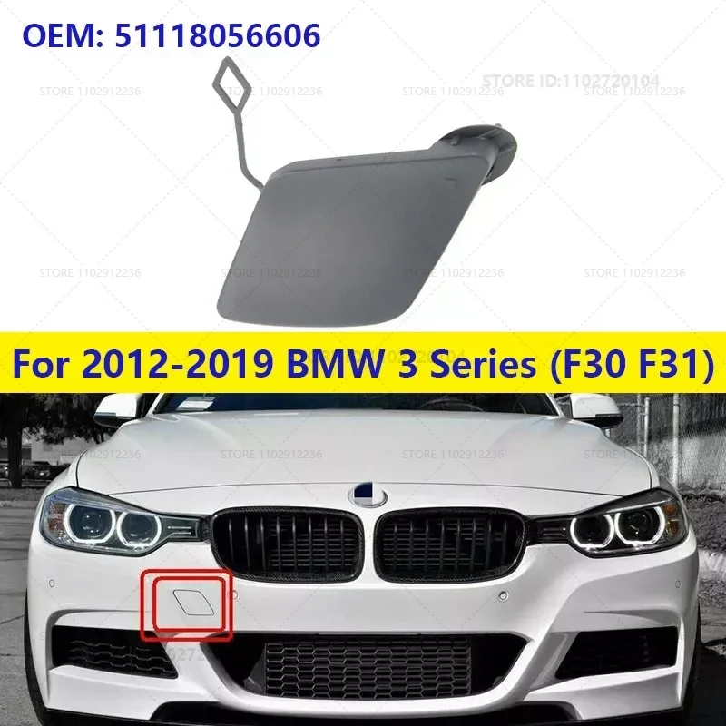 Для BMW 320i 320ix 328i 328ix 328d 328dx 330i 330ix 330e 335i (F30 F31) крышка фаркопа переднего бампера 51118056606