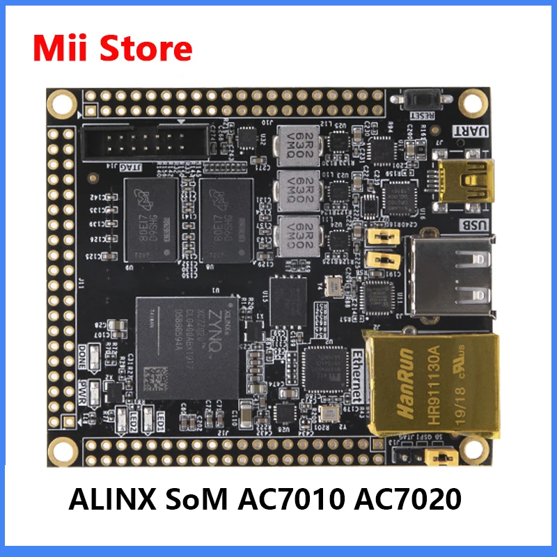 

ALINX SoM AC7010 AC7020: XILINX Zynq-7000 SoC XC7Z010 XC7Z020 ZYNQ ARM 7010 7020 Industrial Grade Module