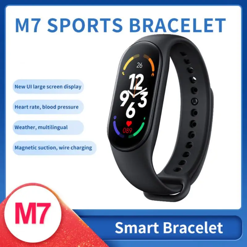 

Wristband M7 Magnetic Smart Bracelet Sports Bluetooth Electronic Bracelet Heart Rate Blood Pressure Blood Oxygen Monitoring