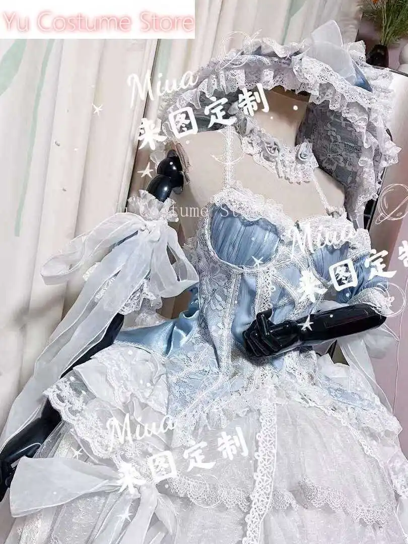Azur Lane Чеширское платье с цветочным принтом костюм для косплея Cos Game аниме