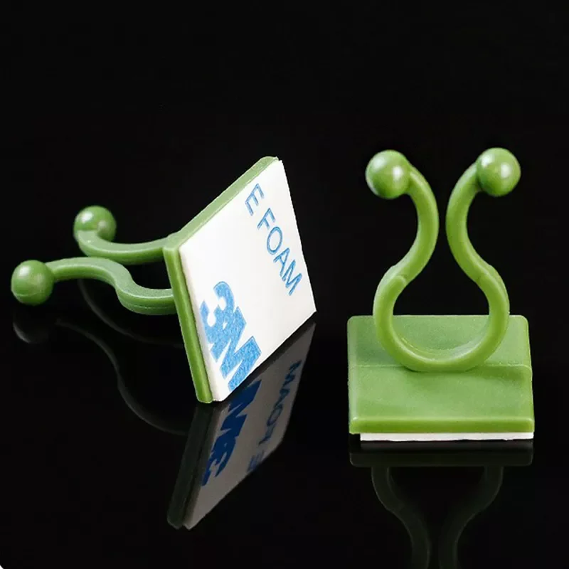 

Wall Rattan Clamp Plant Climbing Wall Self-Adhesive Fixator Vine Buckle Hook Rattan Fixed Clip Bracket Plant Stent Sup