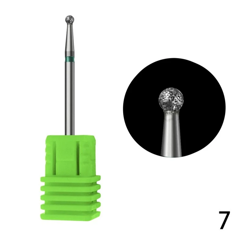 Набор сверл для наращивания ногтей Nail Drill Bits Best Diamond Burrs Grinding Accesories для гелевого маникюра искусства ногтей.