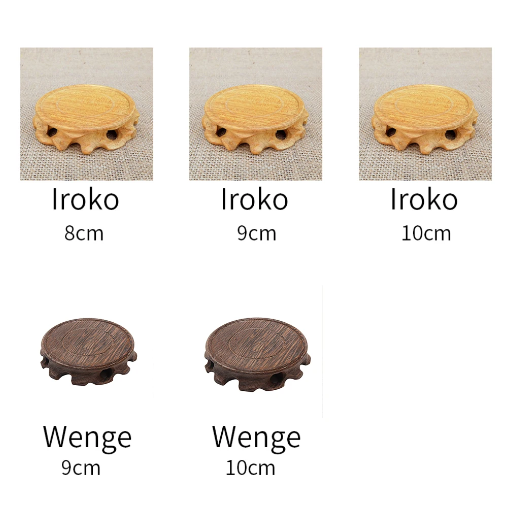 Круглая деревянная ваза для чайника основа домашнего интерьера