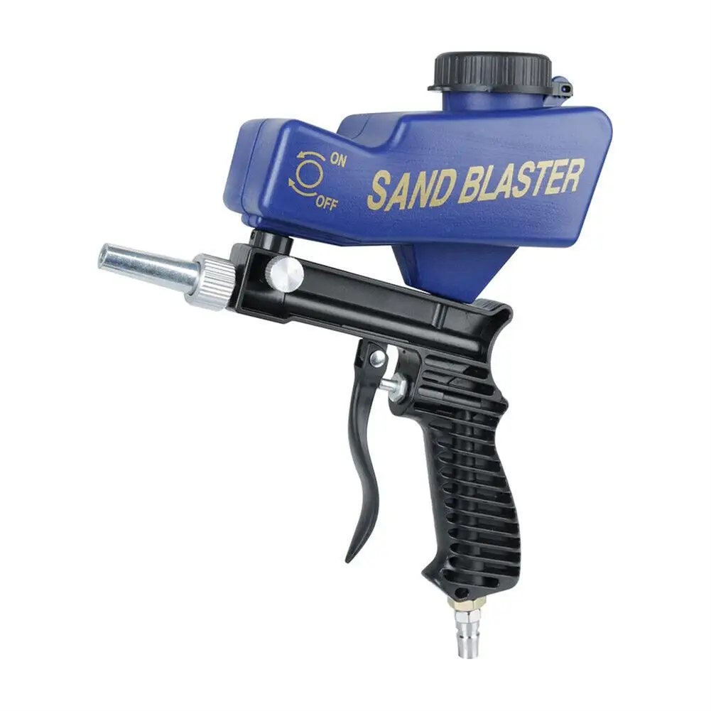

Adjustable Pneumatic Sandblasting Gun Set 150 PSI Portable Sand Blaster Gravity Sand Blasting Machine Handheld Blasting Gun Kit