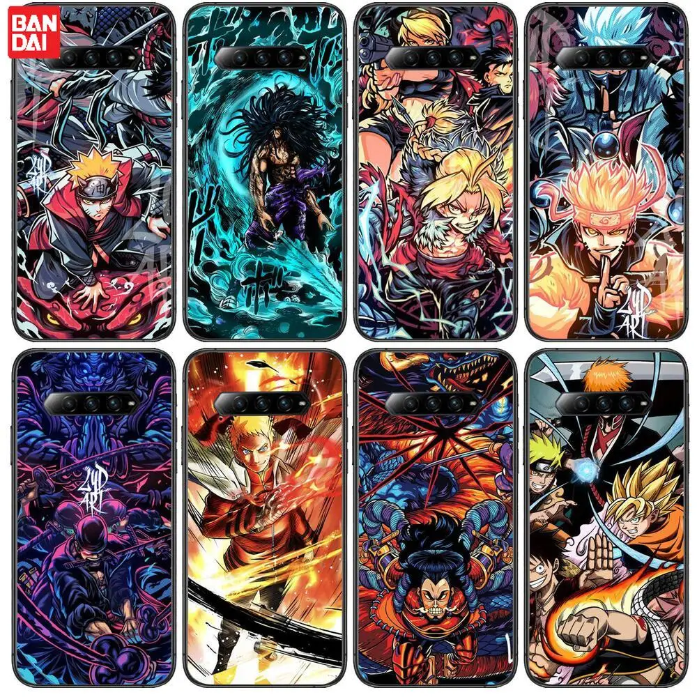 

Naruto Phone Case For xiaomi redmi Black Shark 4 Pro 2 3 3s Cases Helo Black Cover Silicone Back Prett mini cover funda