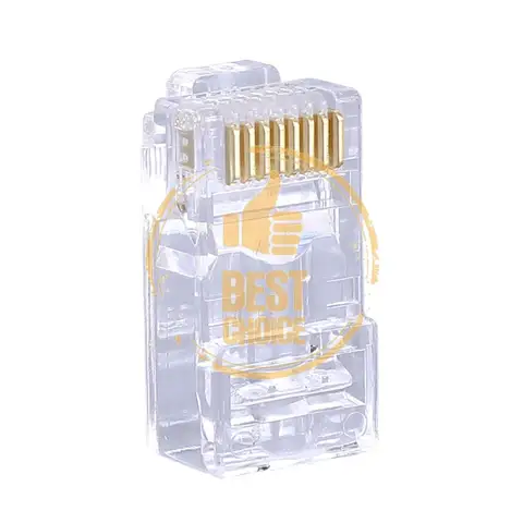 RJ45 Cat6 разъемы 100 шт.