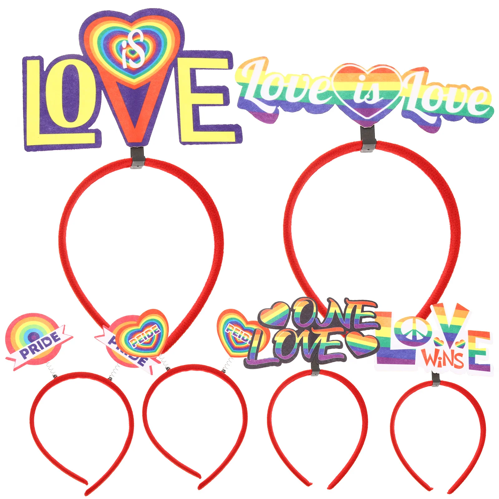 

Pride Month Headband Decorations Cosplay Headwear Decorative Hair Hoop Men Hairband Photo Studio