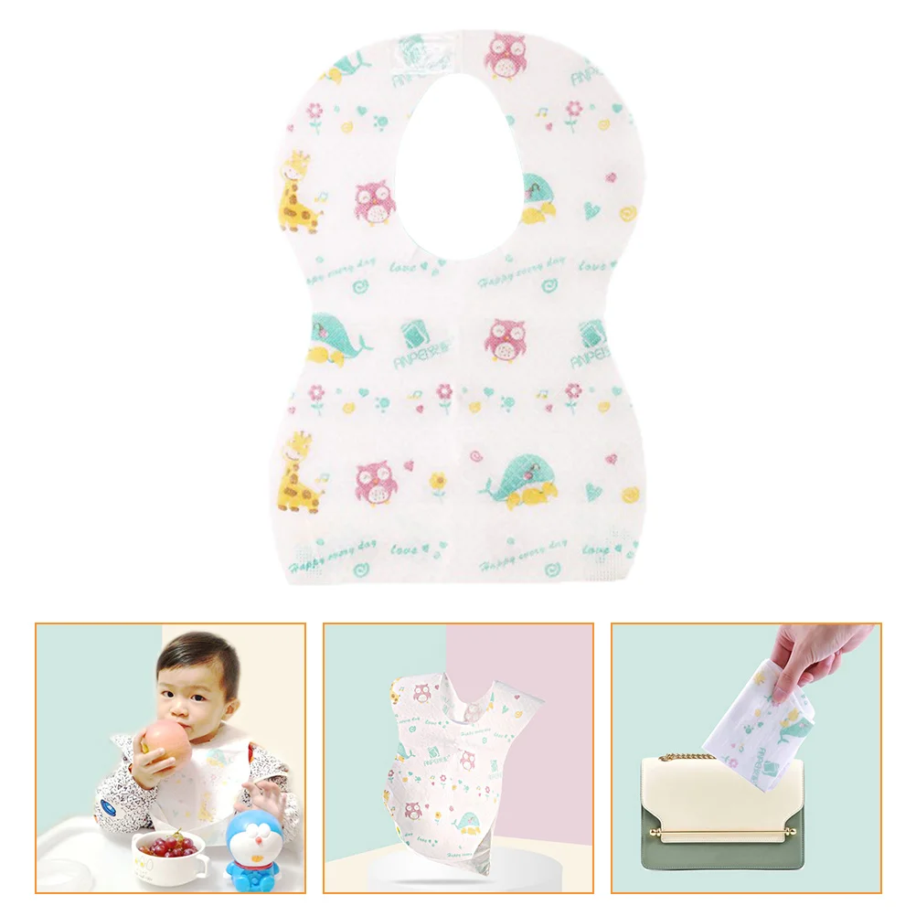 

Слюнявчик одноразовый из нетканого материала, 35x23 см, 20 шт.