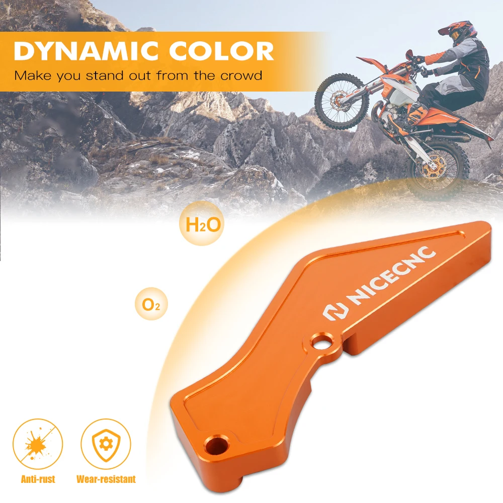 Чехол NiceCNC для мотоцикла 4T защитный чехол цепи защитная крышка KTM 250 350 EXC-F SXF XC-F