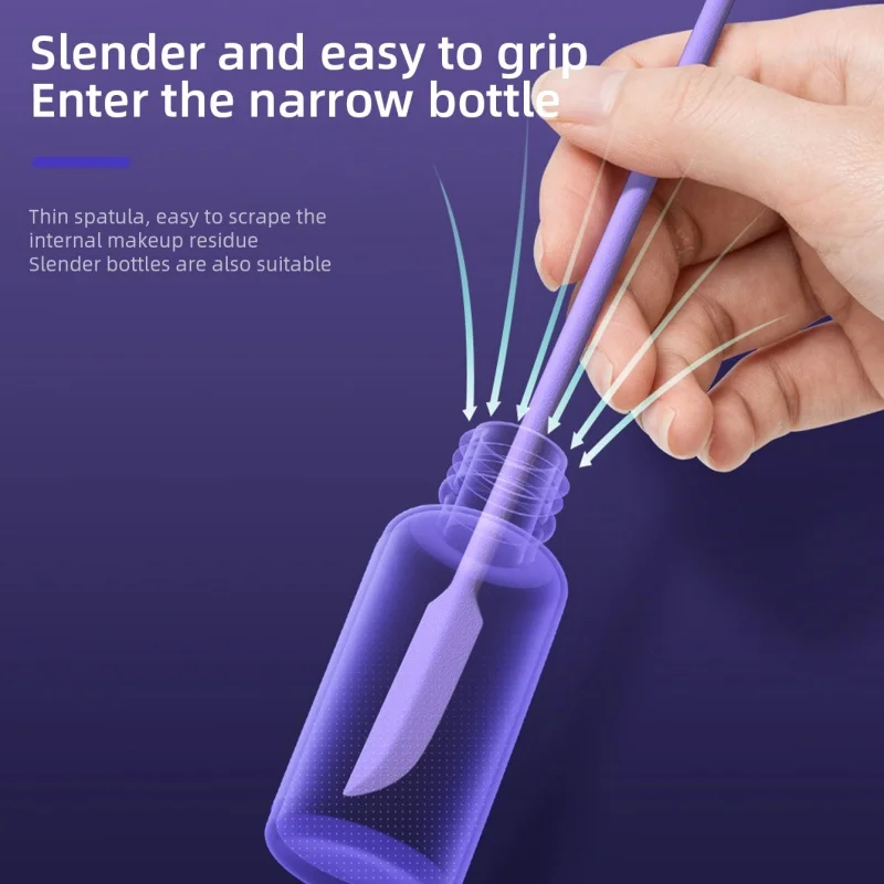 3 шт. силиконовый скребок набор кистей для макияжа мини-мягкая косметическая