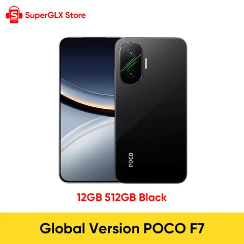 Глобальная версия POCO F7 5G Смартфоны Snapdragon 8s Gen 4 6,83 дюйма 120 Гц AMOLED-дисплей Камера 50 МП 6500 мАч 90 Вт HyperCharge NFC