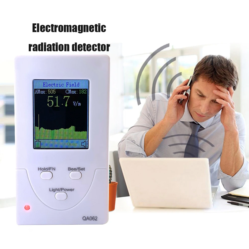 

QA062 EMF Meter Nuclear Radiation Detector Geiger Counter Dosimeter Radiation X-ray Beta Gamma Iodine 131 Detector