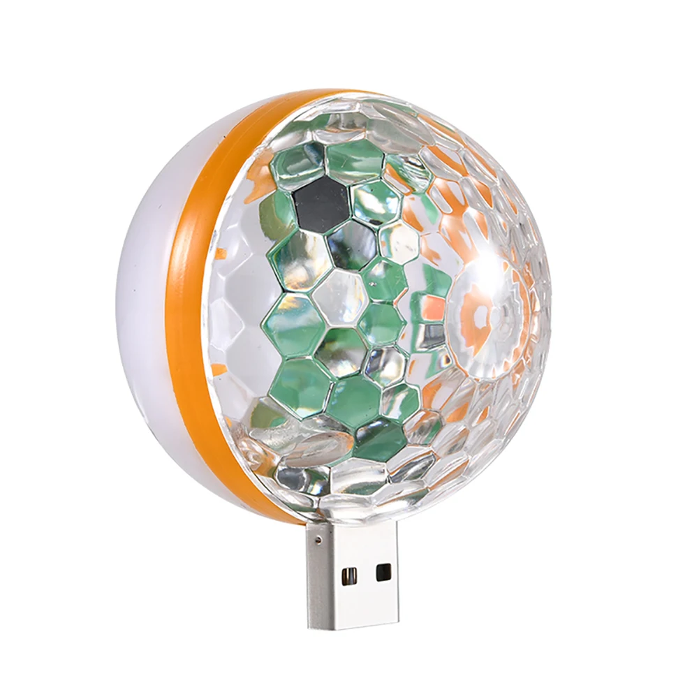 

1/2 Pcs LED Colorful Magic Ball Projector Light USB Club DJ Disco Lights Indoor Christmas Dance Party Home Bedroom Lamps Decor