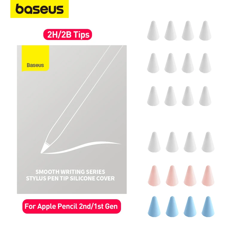 Tips Dual Layer 2b 2h Replacement Tip Smooth Medium Light Damping For Ipad Stylus Pen 2nd 1st Gen Nibs