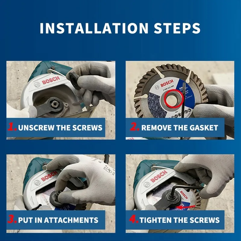 Диск пильный Bosch диаметром 105 мм алмазный диск для мрамора листового материала