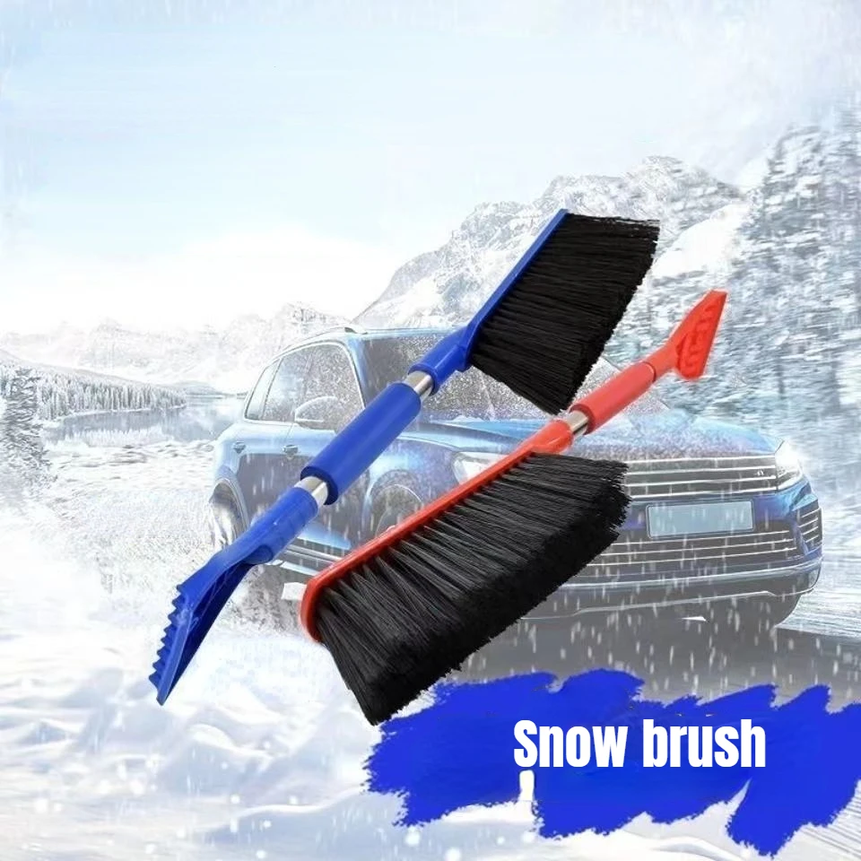 ATsafepro Multifunctional Winter Snow Brush Shovel Long Rod Deicing Ice Sweep Tool Windshield Ice Breaker Car Tool in Winter