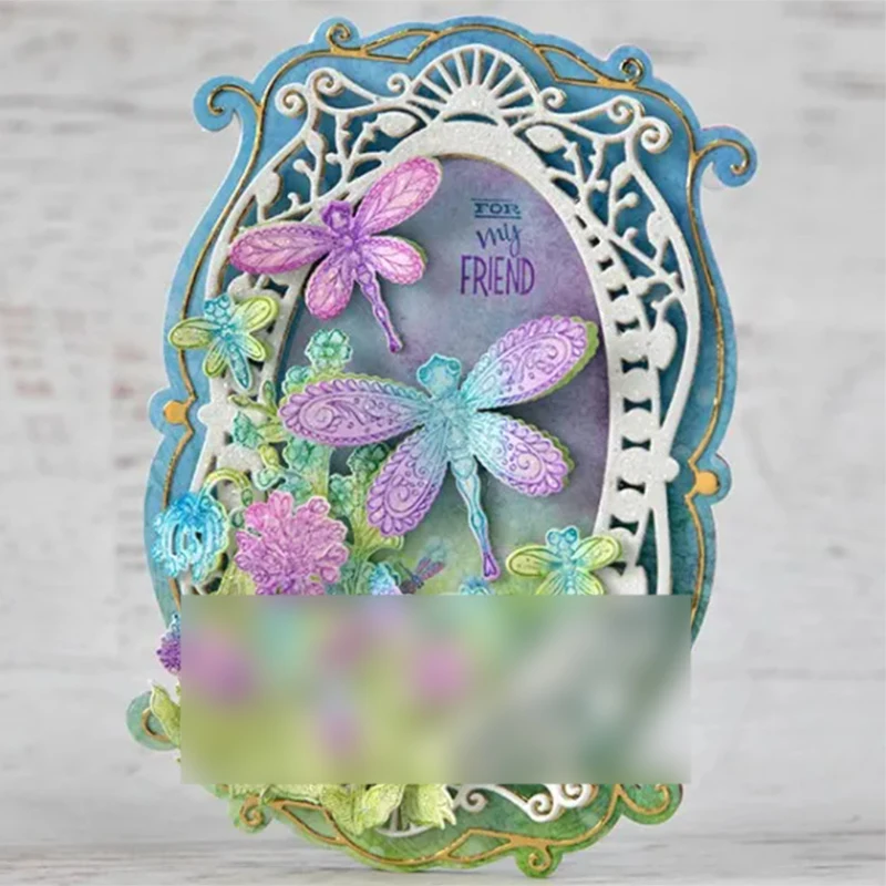 Новинка 2022 набор прозрачных штампов с будильником и металлическими вырубными