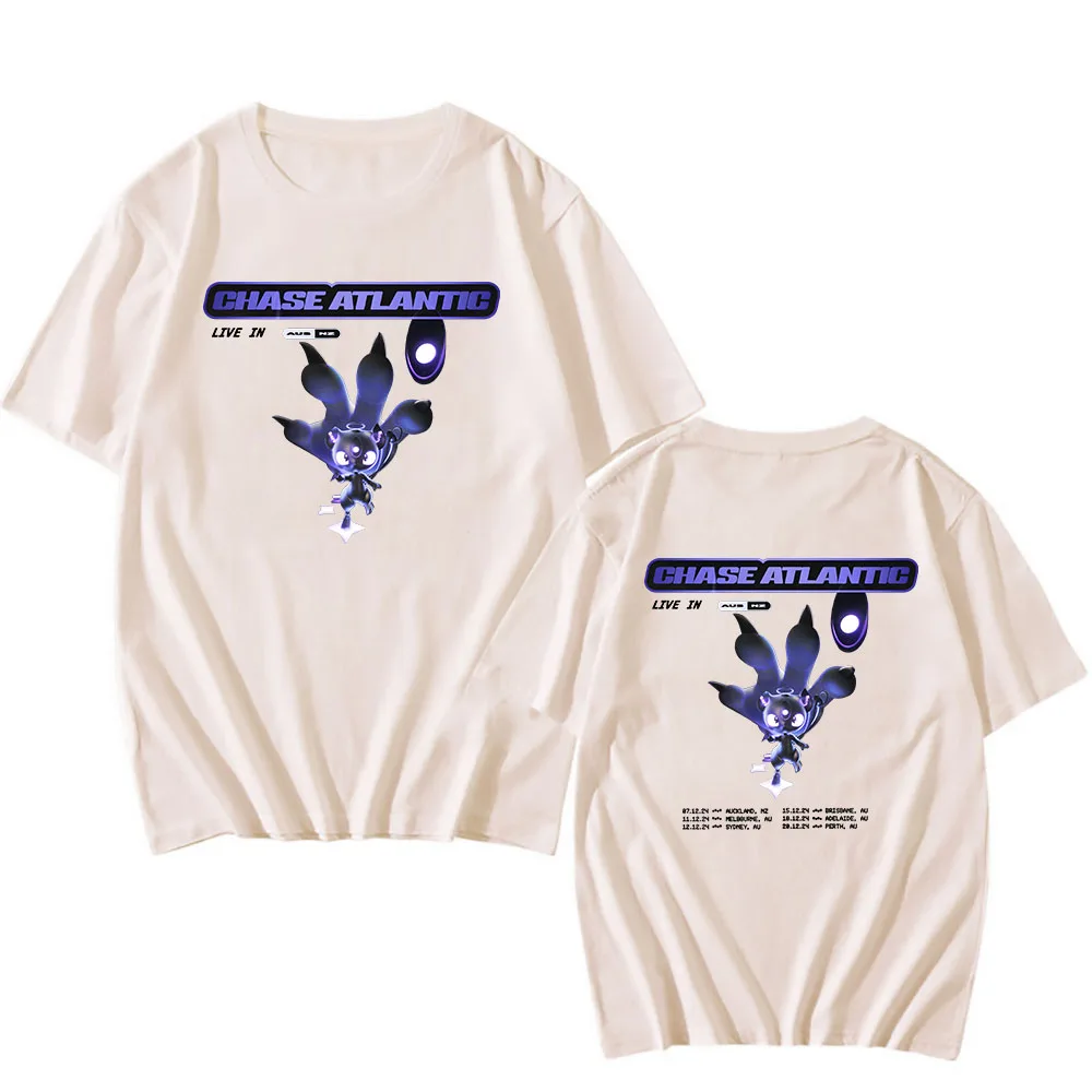 Футболка Band Chase Atlantic хлопковая летняя футболка высокого качества повседневные