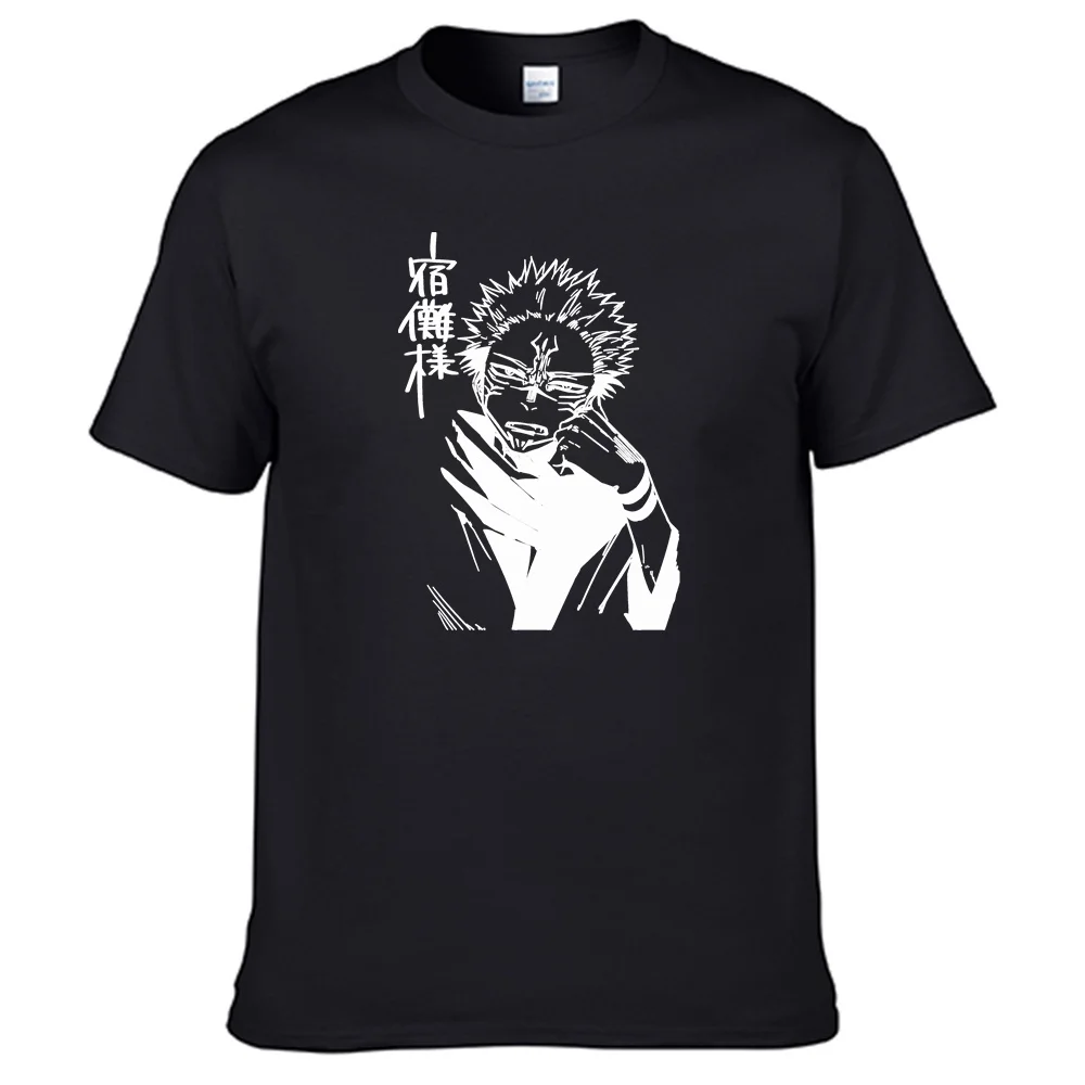 Мужская футболка в стиле Харадзюку унисекс с принтом ююютсу Kaisen Повседневная