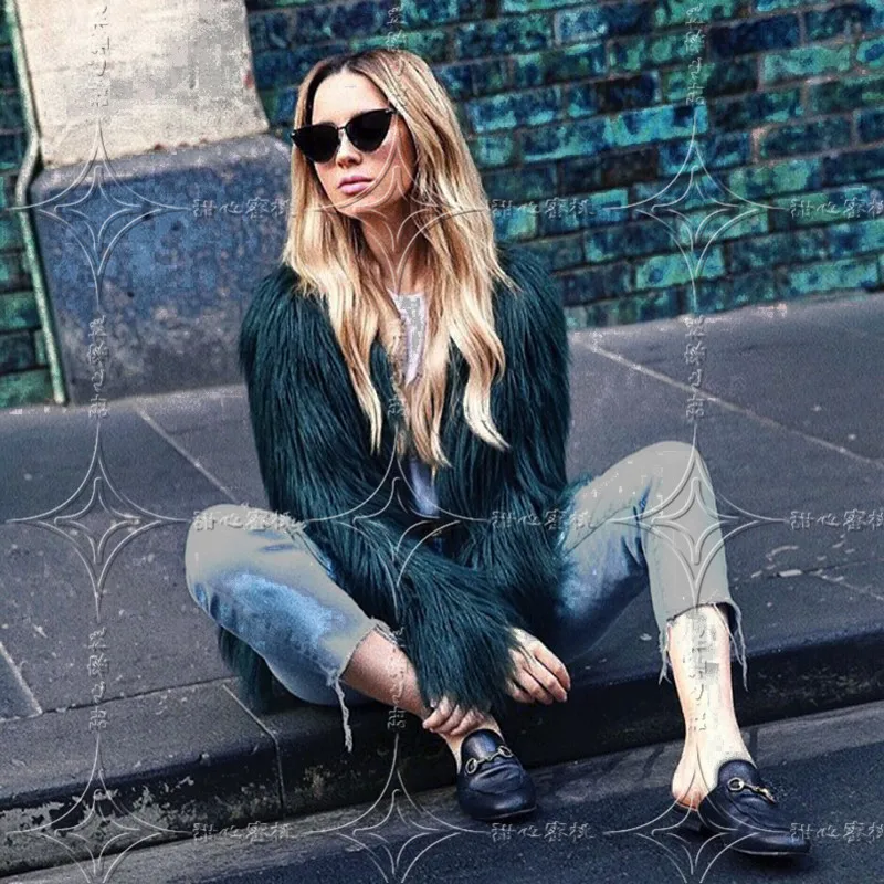 Women's Leather Fur Coat Imitation Fur Floating Fur Short Coat Women's Autumn and Winter New Faux Fur Coat