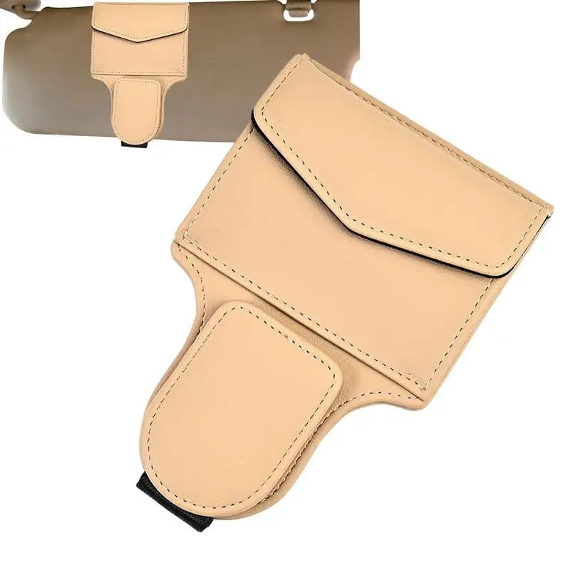 

Glasses Clip Holder For Sun Visor Sun Visor Sunglasses Car Protective Box Holder Storage Automobile Sun Visor Glasses Case With
