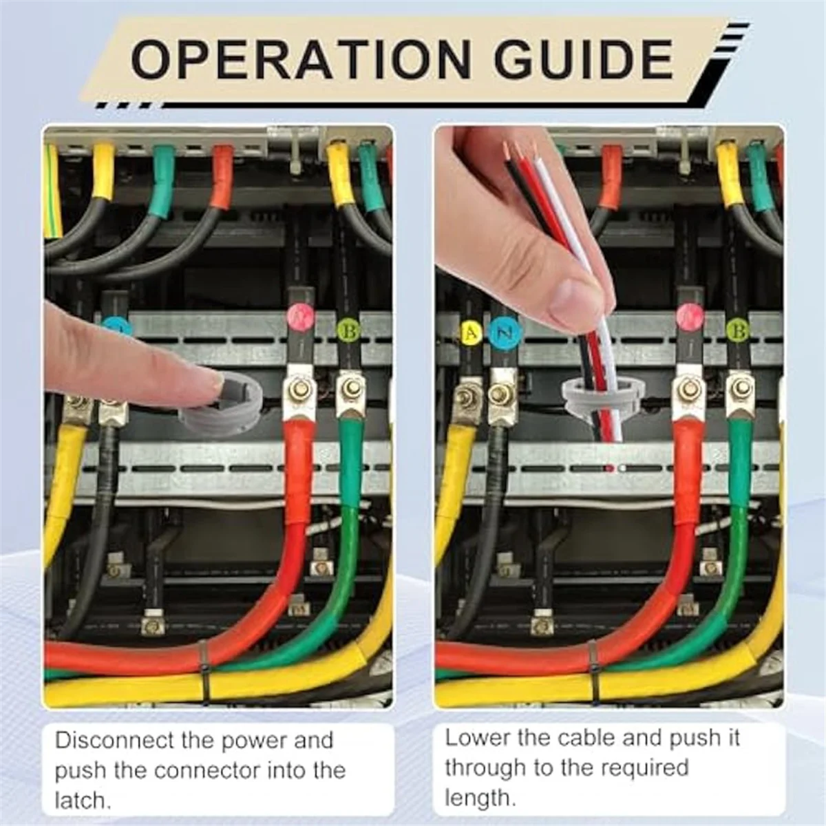 100 шт. вставной кабельный соединитель 3/8-дюймовый кнопочные кабельные зажимы NM