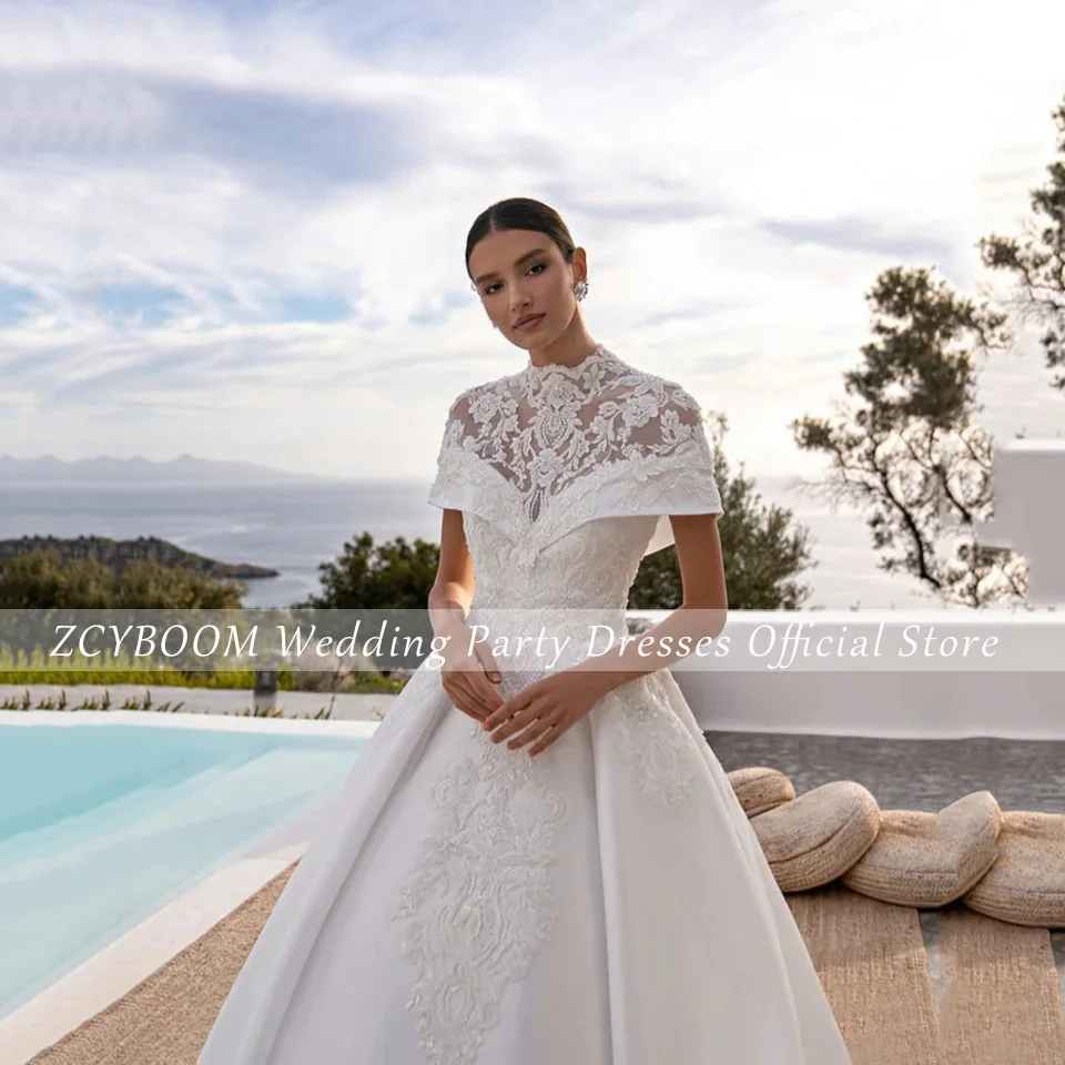 Рисунок 3 - Элегантное свадебное платье с высокой