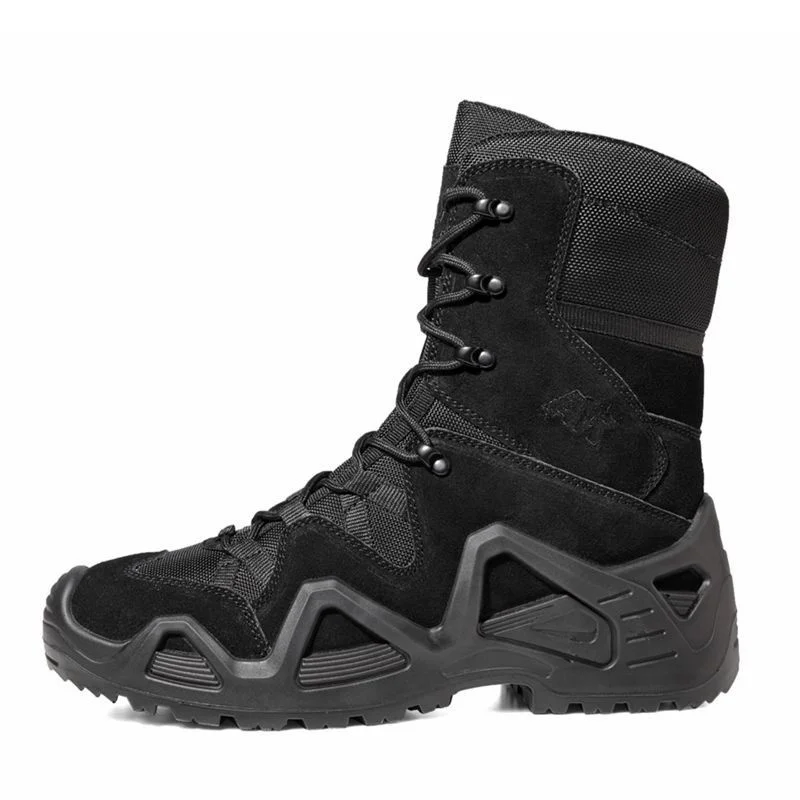 

Boots XPAY Men's Military Autumn Round Head Lace Up High-top Sneakers Outdoor Breathable Hiking Desert Botas Taticas Masculino
