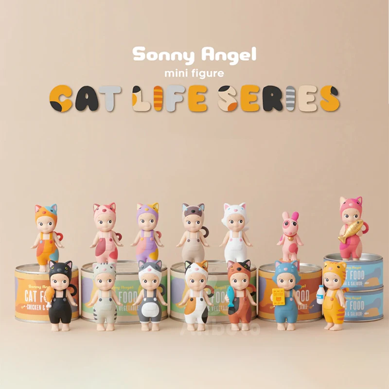 

Новинка, милая кукла-сюрприз в виде ангела, кошки, серия Life, мини-фигурка, украшение для стола, подарок для девочек, модель, игрушка