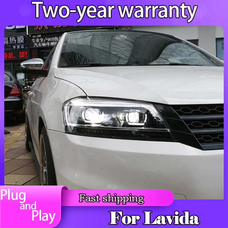 

Стайлинг автомобиля фары для Lavida светодиодный ные фары 2012-2014 фары ДХО автомобильные аксессуары