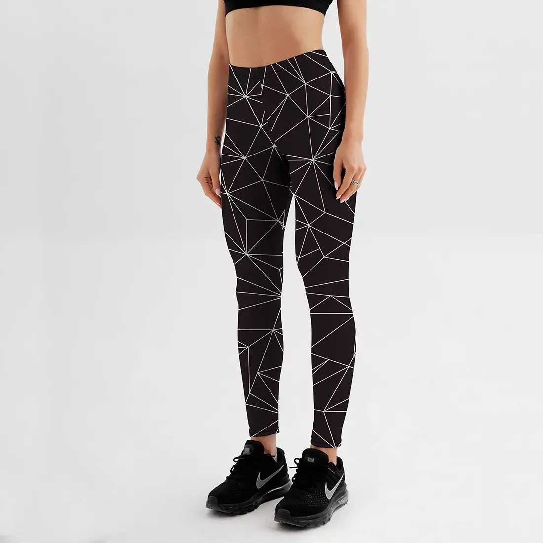 

tops Polyester Elastic Force Summer Autumn New Style Ladies Skinny Leggings Women Push Up Breathable Fitness Casual Leggings
