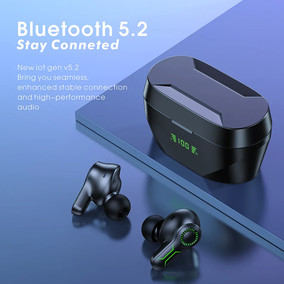 Настоящие водонепроницаемые наушники TWS ANC Fone Bluetooth шумоподавляющие беспроводные