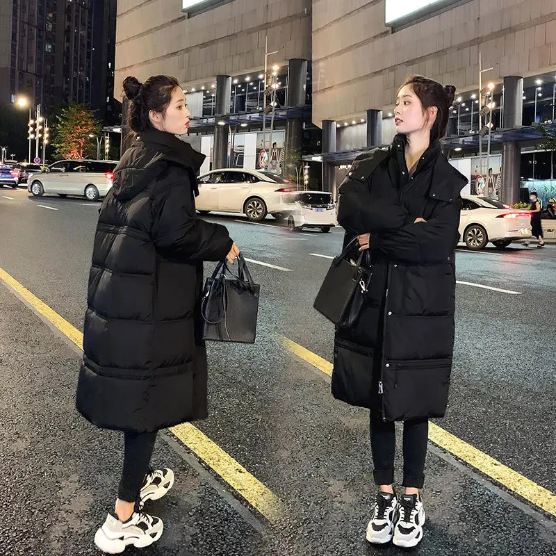 New Oversize Winter Women's Jackets Parkas Super Hot Hooded Cotton Jacket Bread Coat High-quality Brand Free Shipping