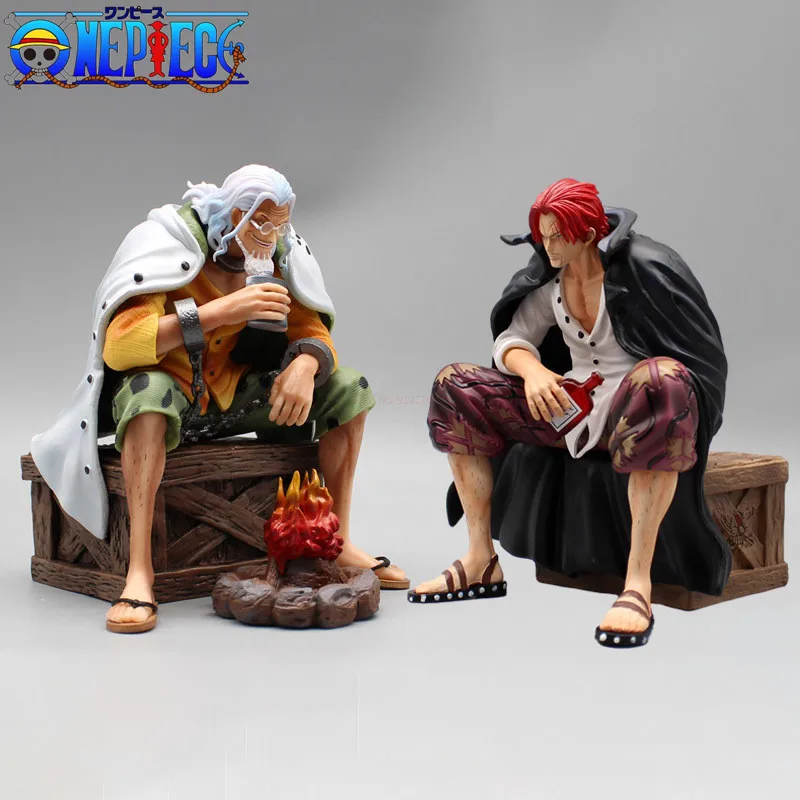 

Silvers Rayleigh One Piece Figure Shanks Anime Figurine Silvers Rayleigh Special Bonfire Delivery Model Style Pvc Collection Toy