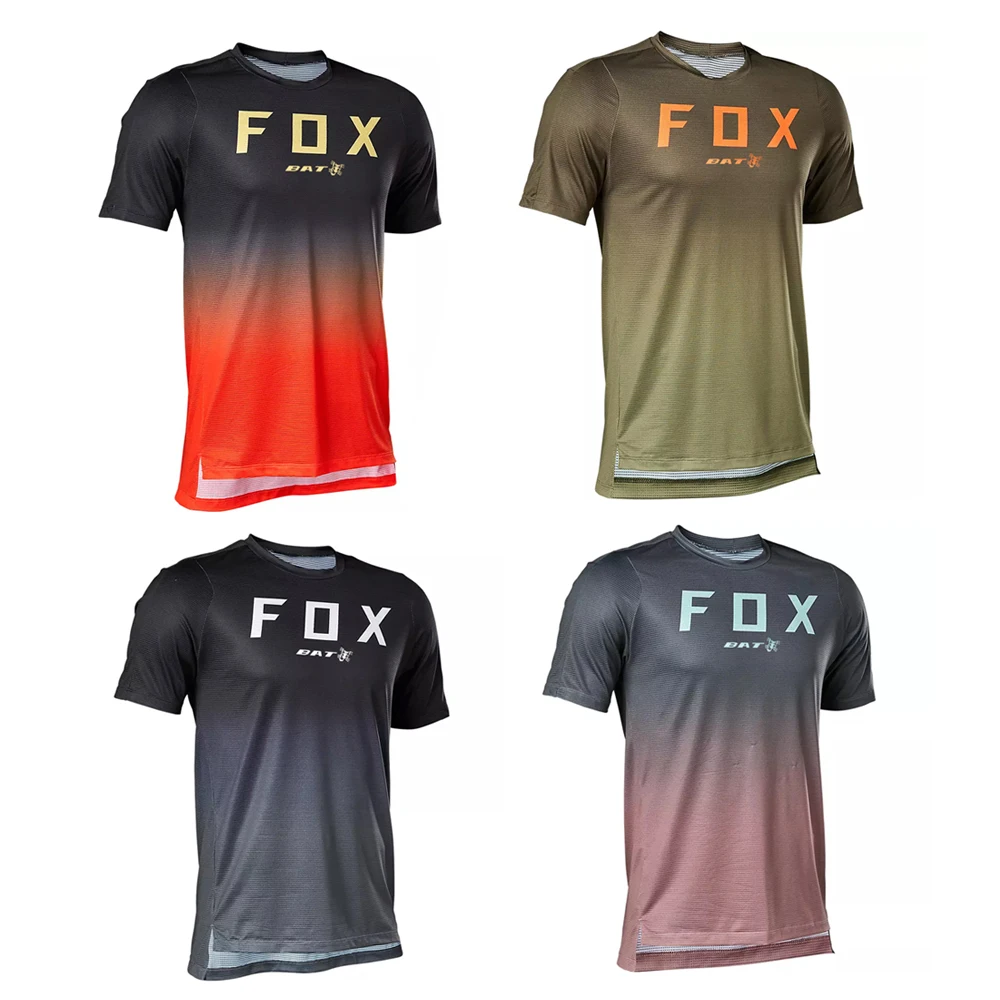

Cycling Jersey Short Sleeve Motocross Jersey MTB Downhill Mountain Bike DH Maillot Ciclismo Hombre Quick Drying Shirt