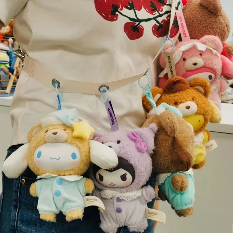 Sanrio Milk Baby Kitty Семейный персонаж Latte Виниловая кукла Слепая коробка Милая Куроми