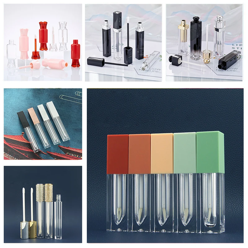 

_ Тюбики для блеска для губ DIY, оптовая продажа, пустые пластиковые контейнеры для жидкой губ с крышками, дорожные бутылки, пустые тюбики для блеска для губ