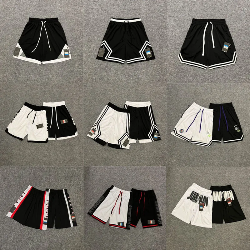 

New American style sports shorts, trendy casual loose cropped pants, trendy brand basketball pants, running fitness pants men