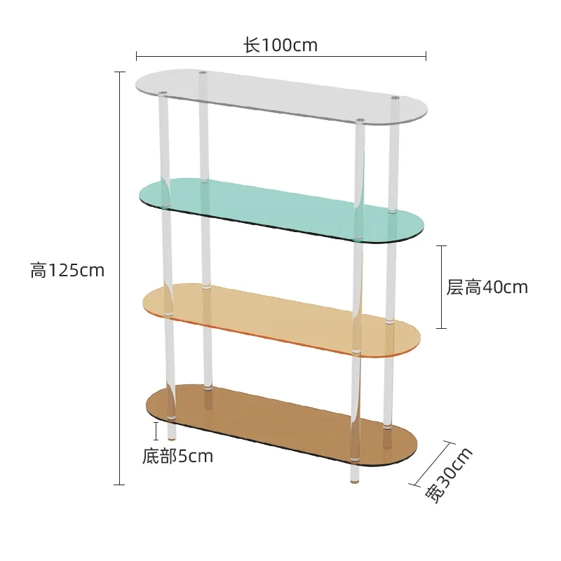 Магазин женской одежды акриловая сумка для обуви Nakajima полка хранения витрина