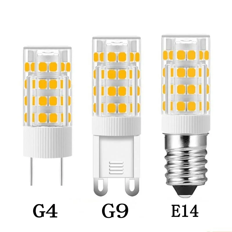 

6pcs LED Light Bulb G9 Bi Pin Lamp 4W AC220V 52 LED SMD2835 Spotlight Chandelier Ceiling Light 40W Halogen Equivalent Non-dimmab