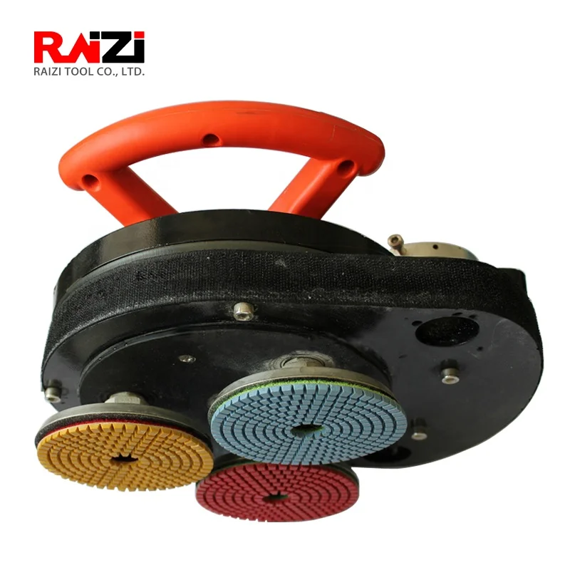 

Hot Sales 220V 1200W Power 4 inch Disc Triple Three Head Planetary Polisher/Sander/Grinder for Countertops