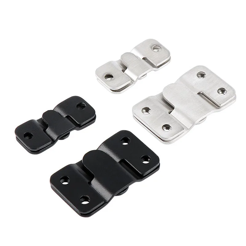 

4 pieces of stainless steel wall hook photo frame keyhole hangerZclip sofa bed interlocking embedded bracket furniture connector