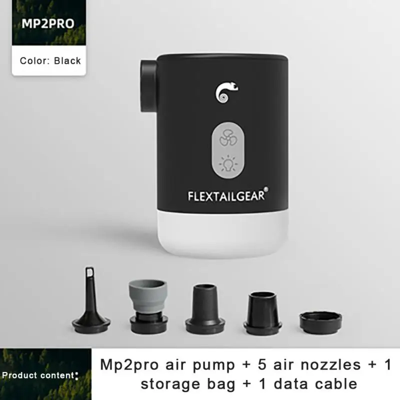 Насос FLEXTAILGEAR Max 2 Pro 4 в 1 портативный воздушный мини-насос с аккумулятором подходит