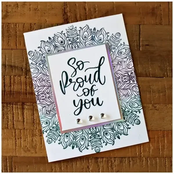 Альбом карты DIY PaperPeacocks смелая маска павлина перо металлические штампы