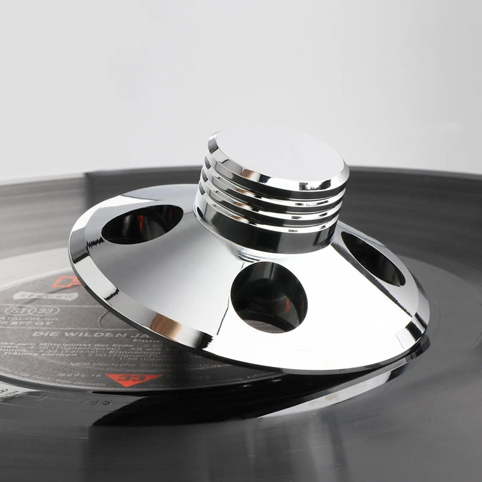 New Audio LP Vinyl Turntables Metal Disc Stabilizer Hifi Weight Player Clamp Record F3H5
