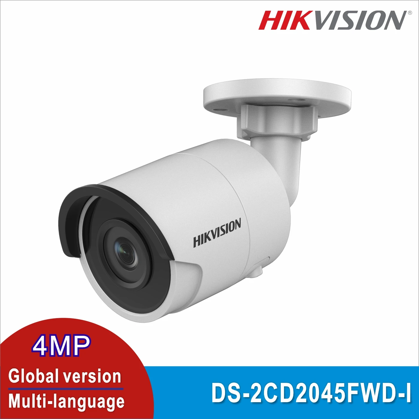 

Original Hikvision English IP DS-2CD2045FWD-I 4MP POE Powered By DarkFighter Fixed Mini Bullet Network Camera